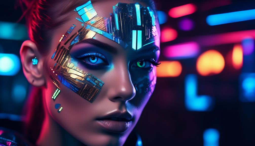 Cyberpunk Makeup