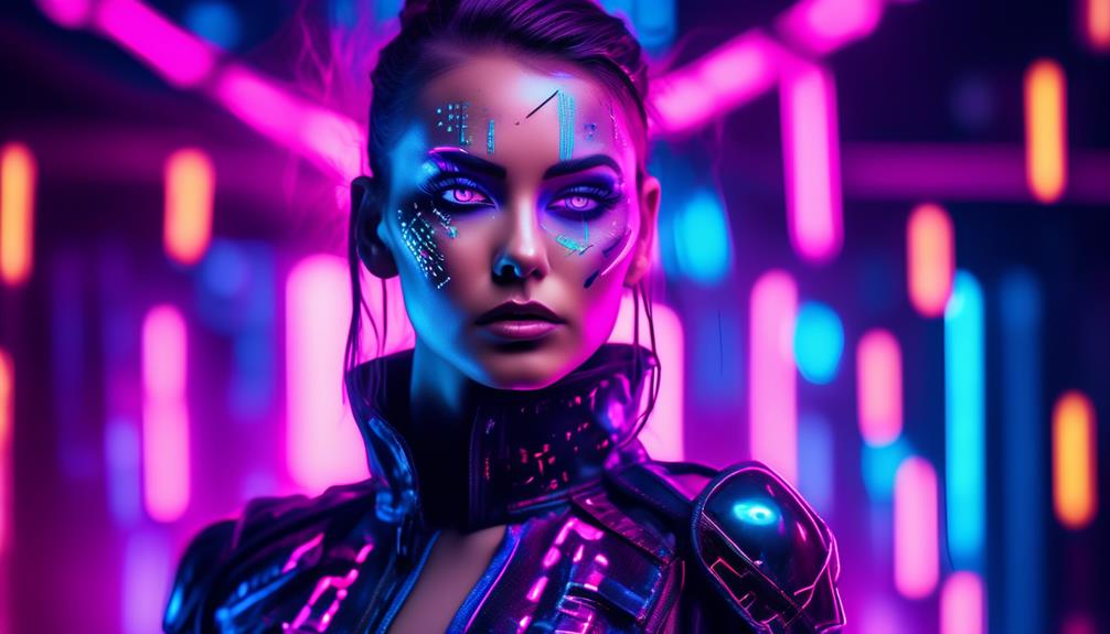 Cyberpunk Makeup