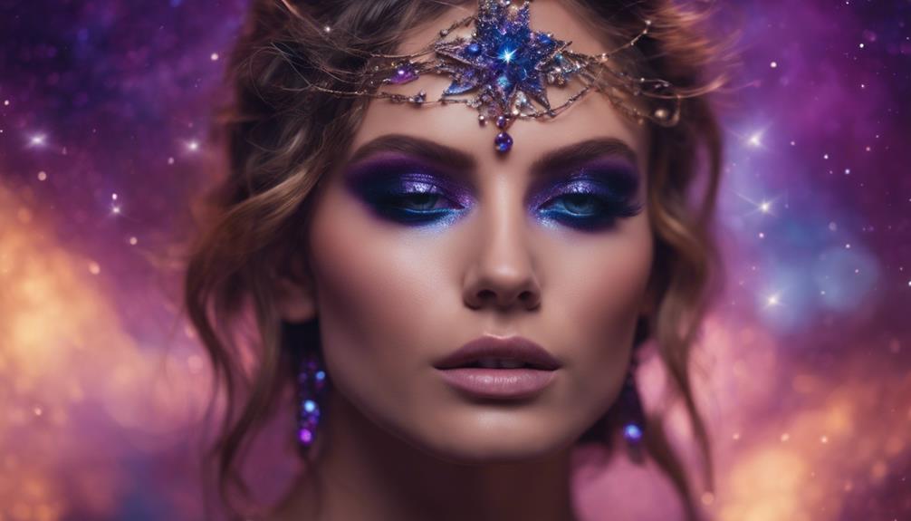 Space and Galaxy-Inspired Makeup