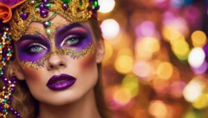 Mardi Gras Carnival Makeup